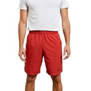 Nike Dri-FIT Red Athletic Training Shorts Men’s Small 11” Inseam Gym